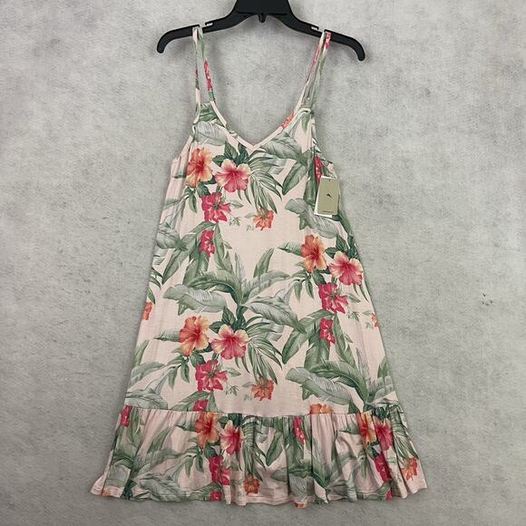 Tommy Bahama Womens Short Night Gown Small Floral Sleep Dress Sleepwear NEW - Picture 3 of 10